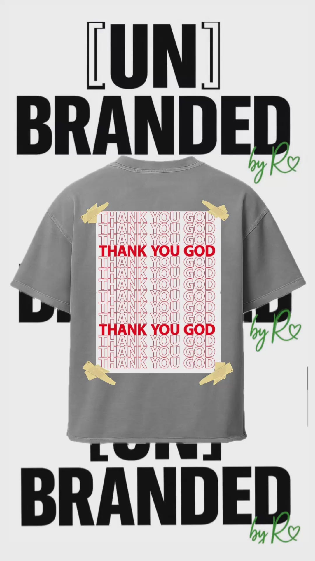 “THANK YOU GOD” OVERSIZED T-SHIRT