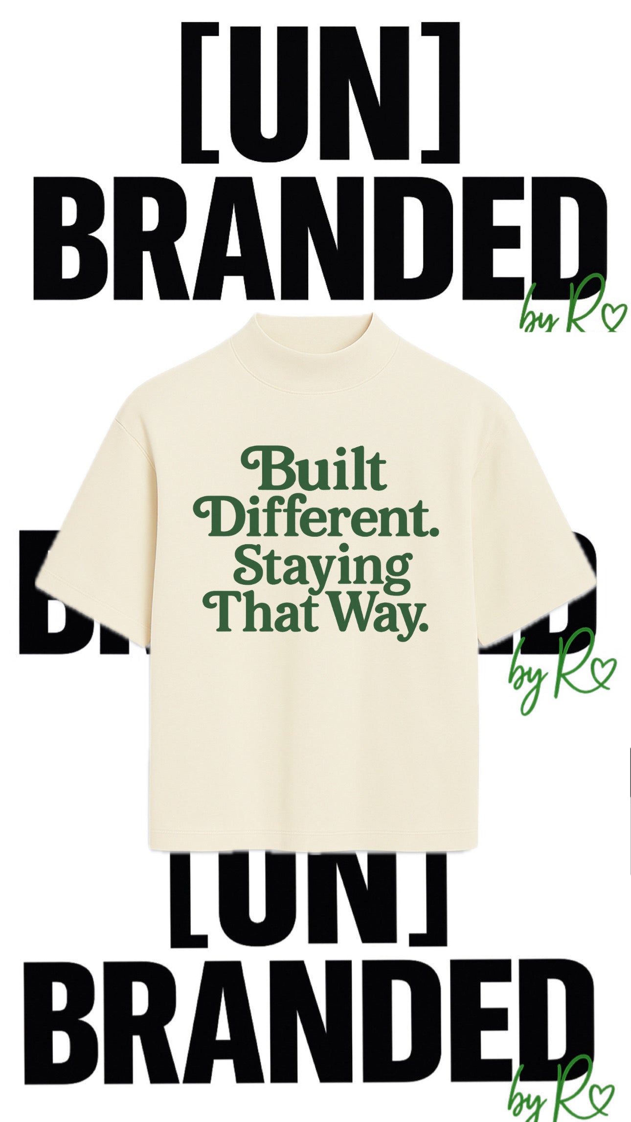 BUILT DIFFERENT OVERSIZED TSHIRT