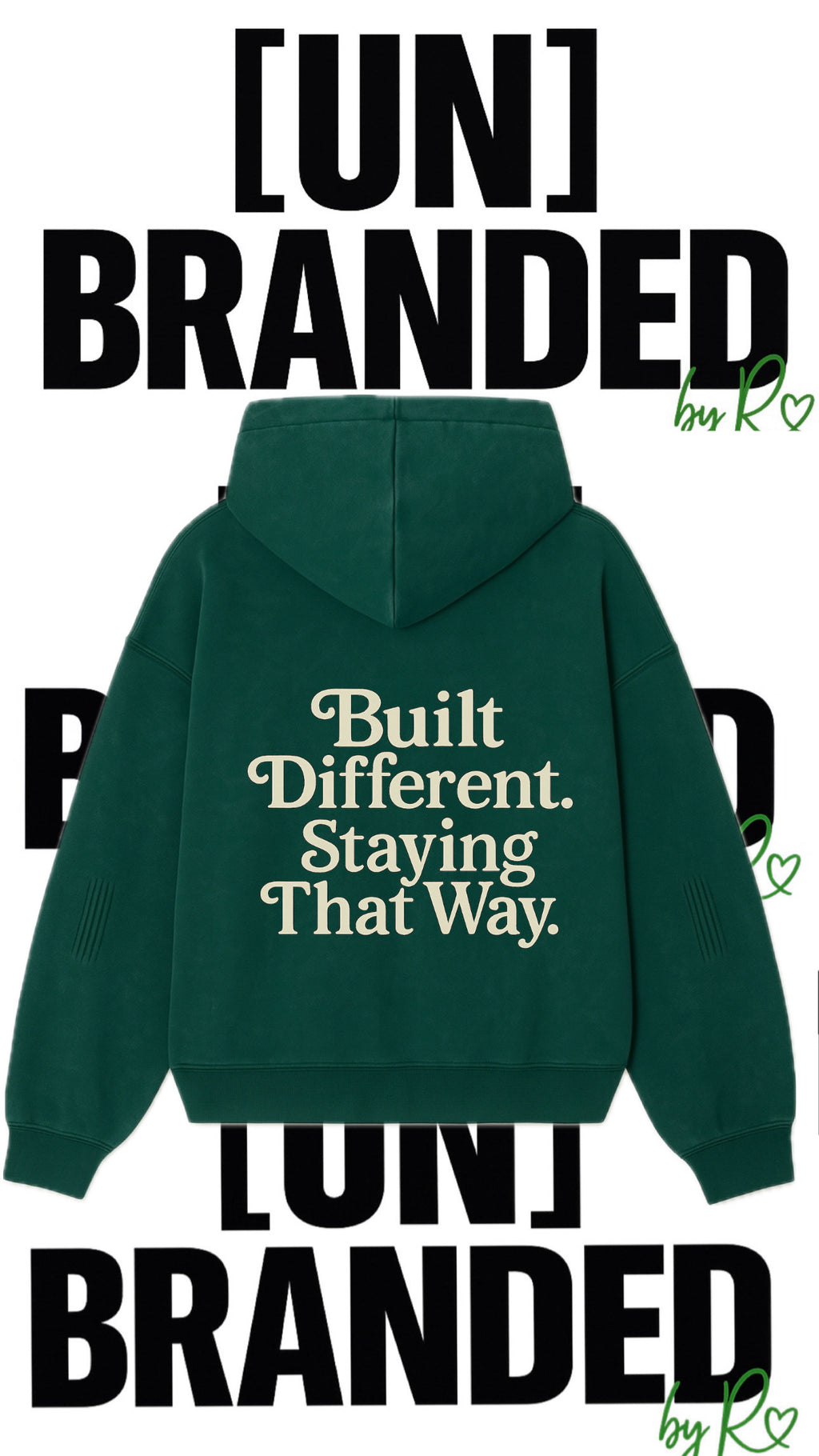 BUILT DIFFERENT EMERALD SWEATSUIT
