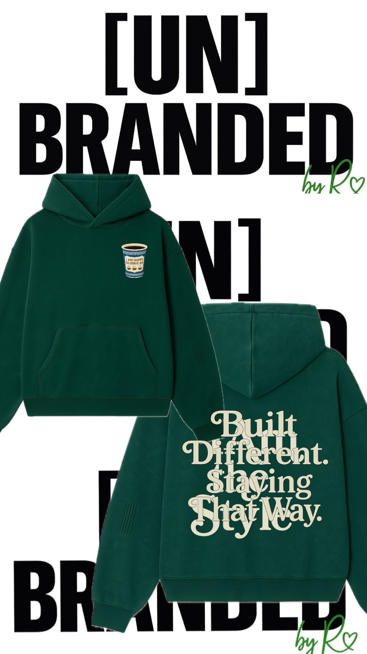 BUILT DIFFERENT EMERALD SWEATSUIT