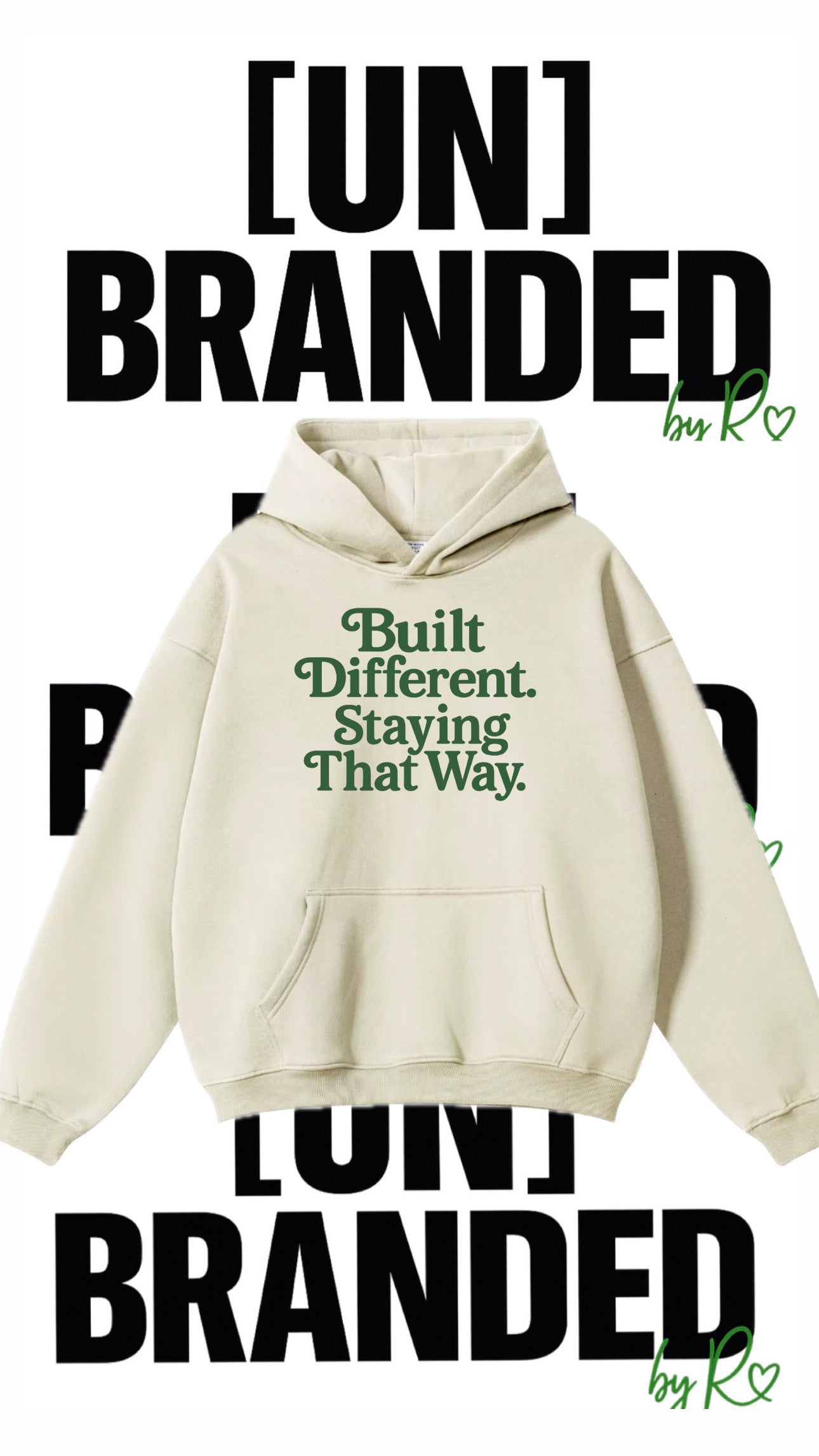 BUILT DIFFERENT HEAVYWEIGHT HOODIE