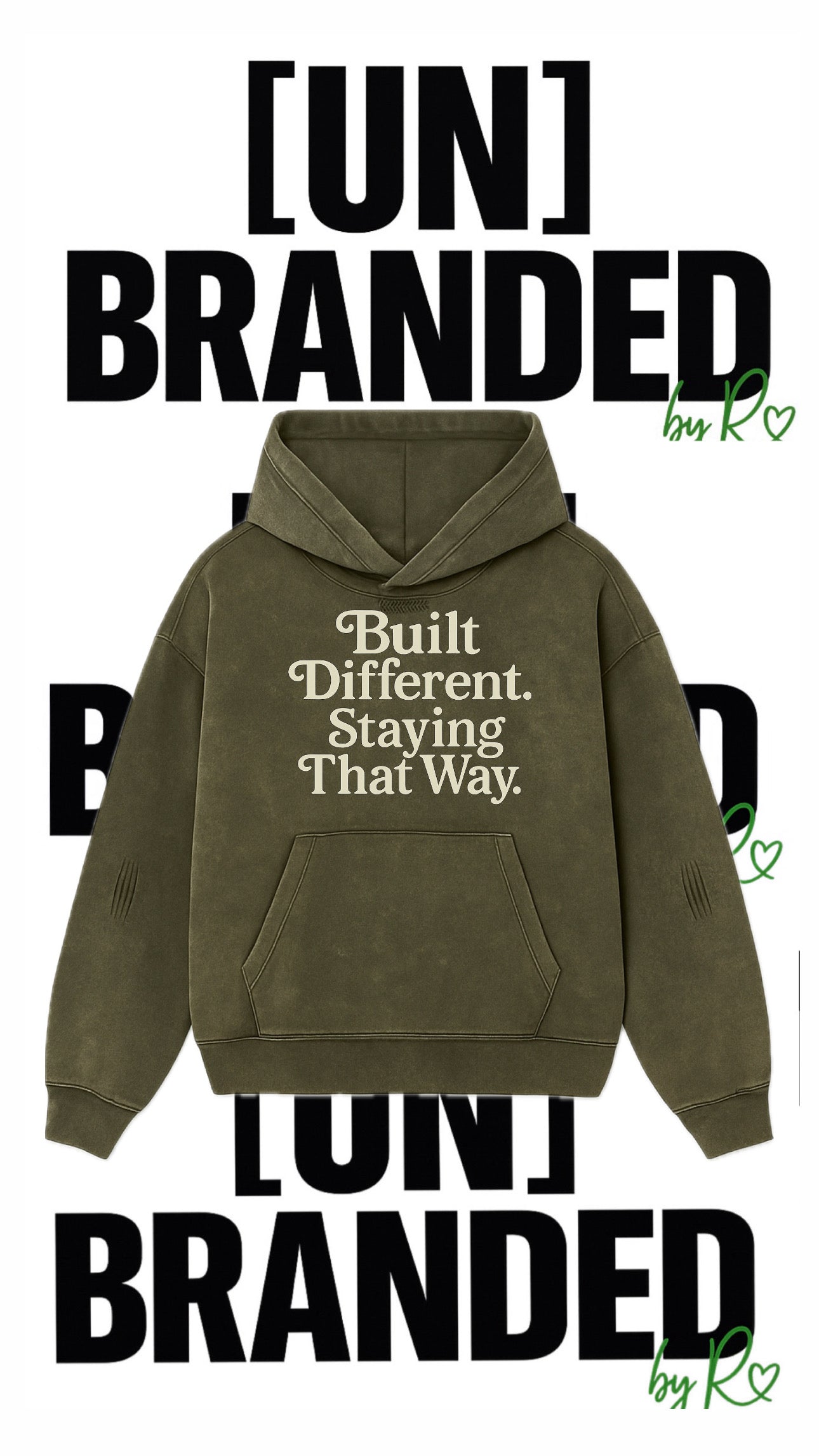 BUILT DIFFERENT HEAVYWEIGHT HOODIE