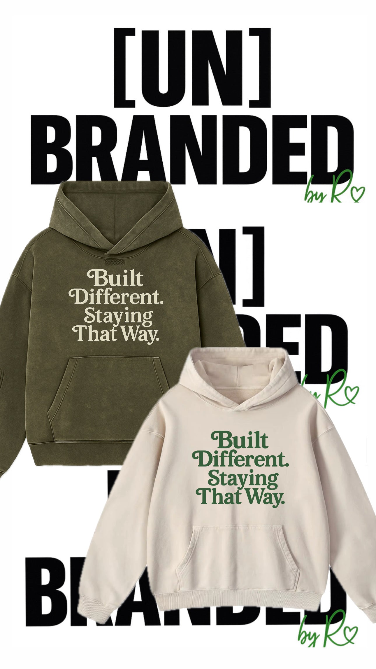 BUILT DIFFERENT HEAVYWEIGHT HOODIE