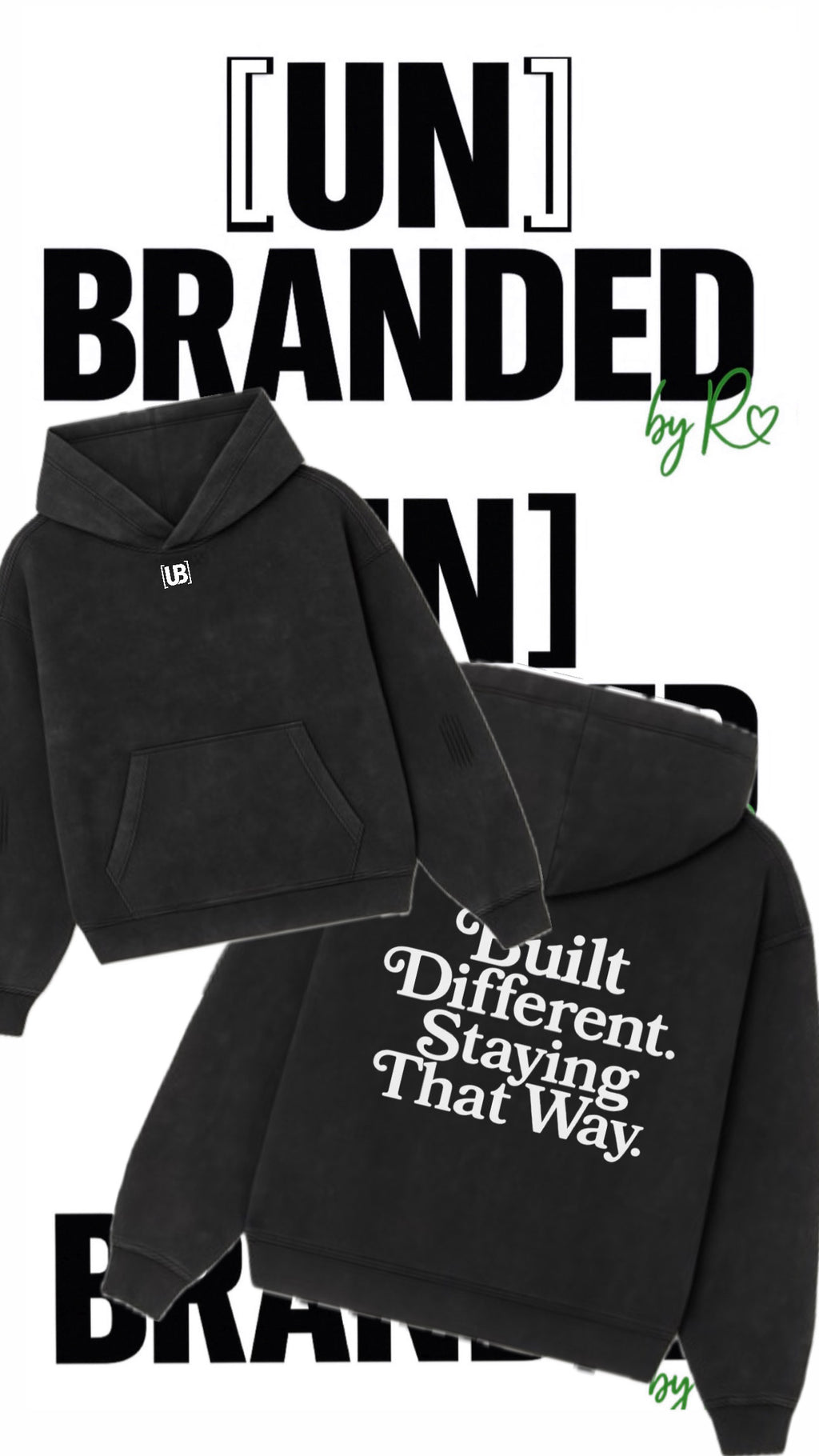 BUILT DIFFERENT HEAVYWEIGHT HOODIE