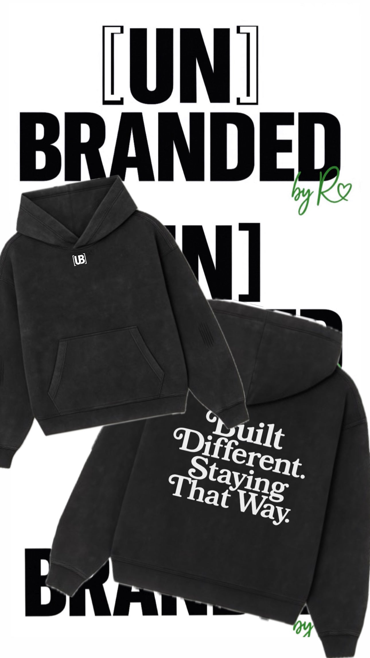 BUILT DIFFERENT HEAVYWEIGHT HOODIE